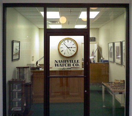 Front Door of Nashville Watch Co.
